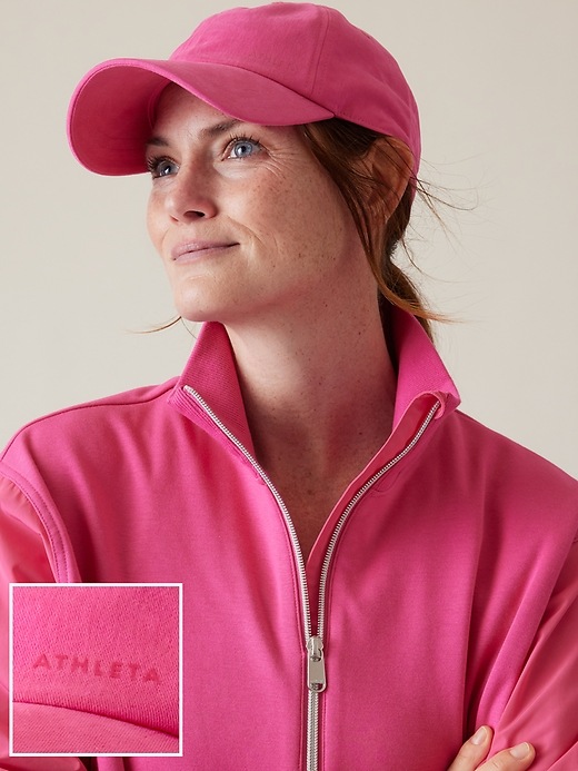 1 of 8 showing, with the color Salvia Pink of product Athleta Relaxed Cap