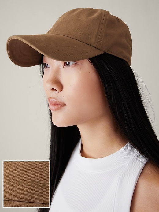 1 of 8 showing, with the color Big Sur Brown of product Athleta Relaxed Cap