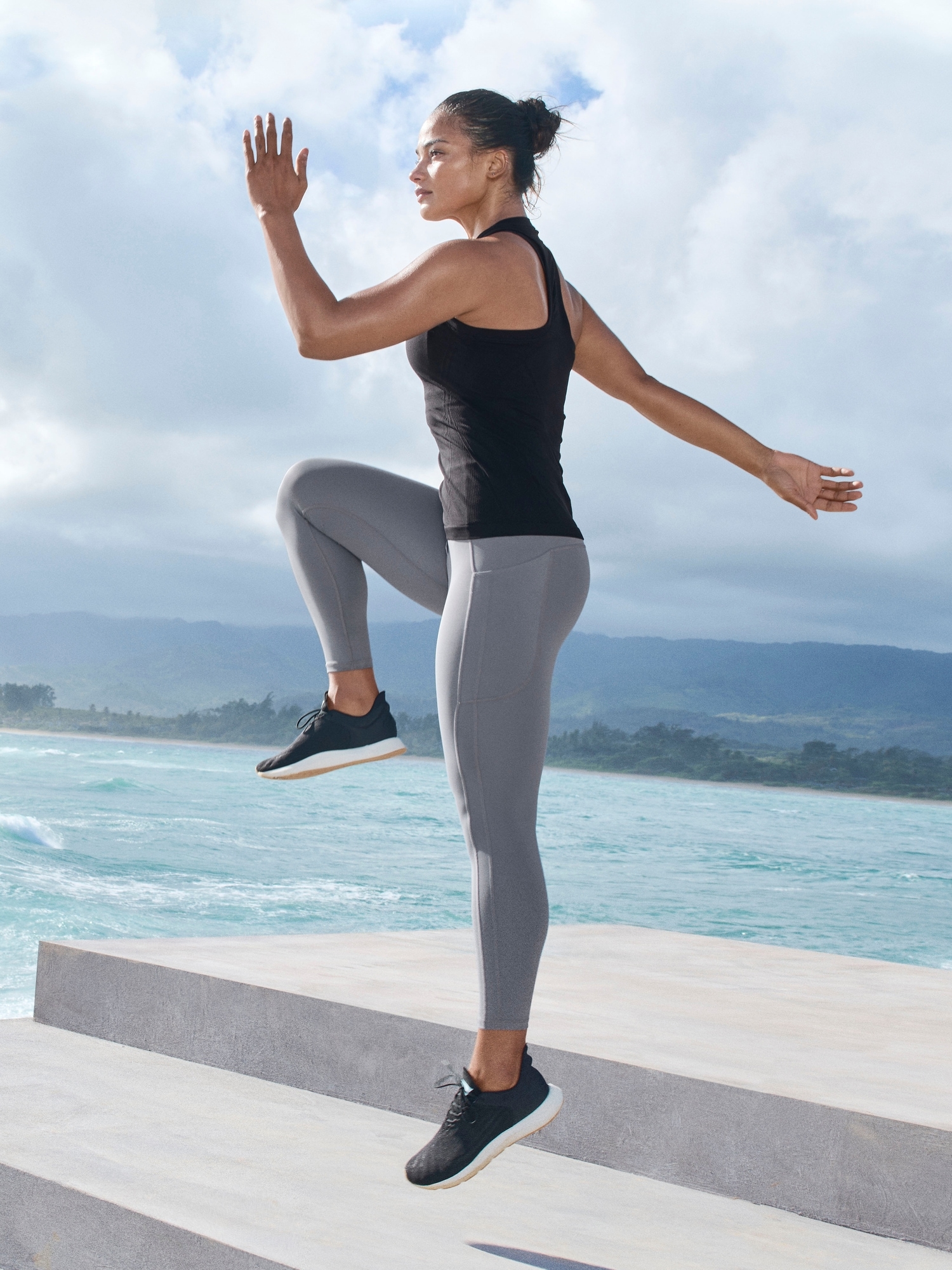Ultimate Stash High Rise Textured 7/8 Legging | Athleta