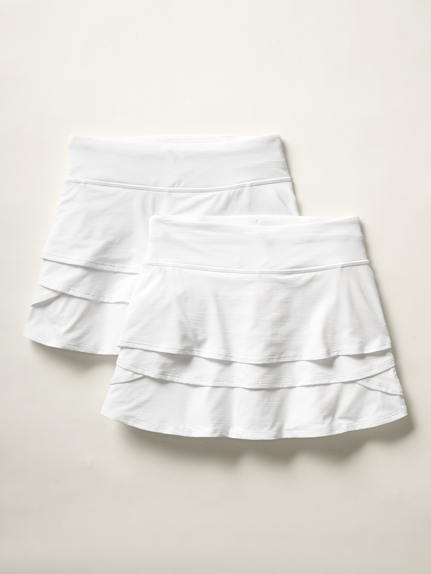 ATHLETA A-Game 2 in 1 Crop XL White, Stash Pocket Leggings w/ Tennis Skirt  NWT