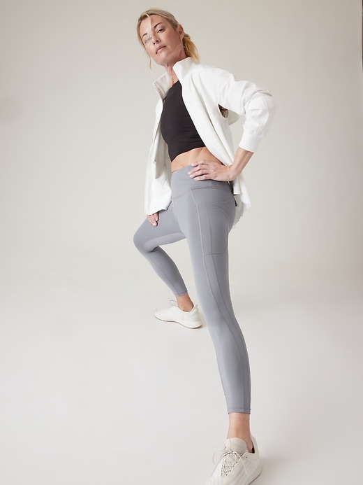 2 of 8 showing, with the color Coastline Blue of product Ultimate Stash High Rise 7/8 Legging