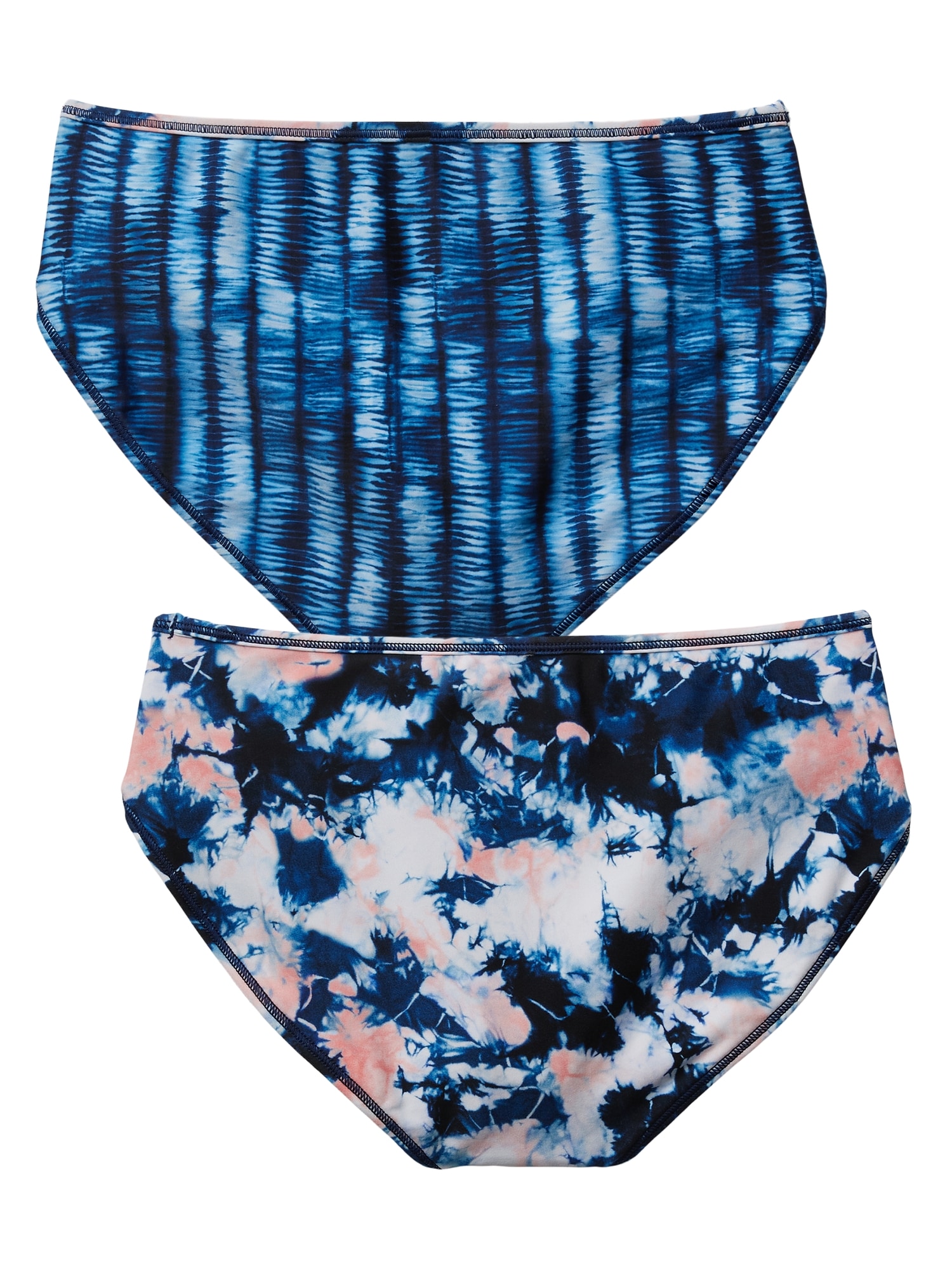 L' Atelier | reversible high waist swim pant | blue