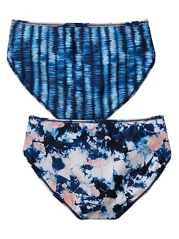 Lucky Brand Reversible Global Tie Dye Hipster Bikini Bottom