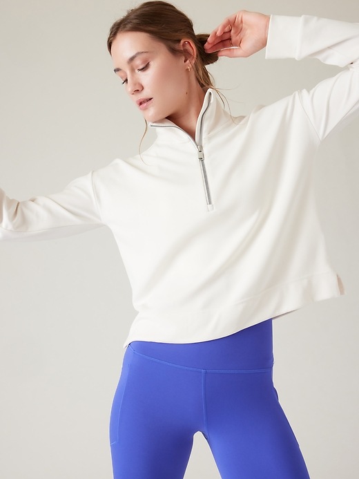 Athleta half zip pullover new arrivals