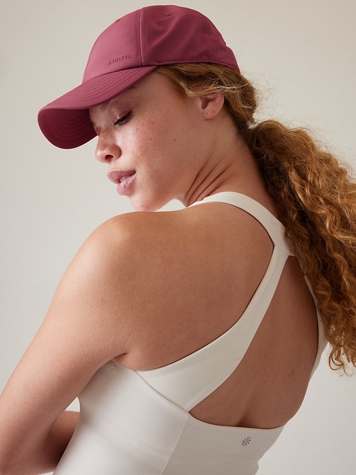1 of 8 showing, with the color Berry Rose of product Athleta Cap