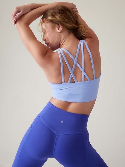 Image number 1 showing, Conscious Strappy Crop Bra D&#45DD