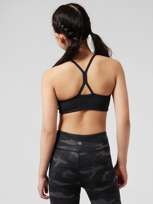 2 of 8 showing, with the color Black of product Athleta Girl All Day Bra