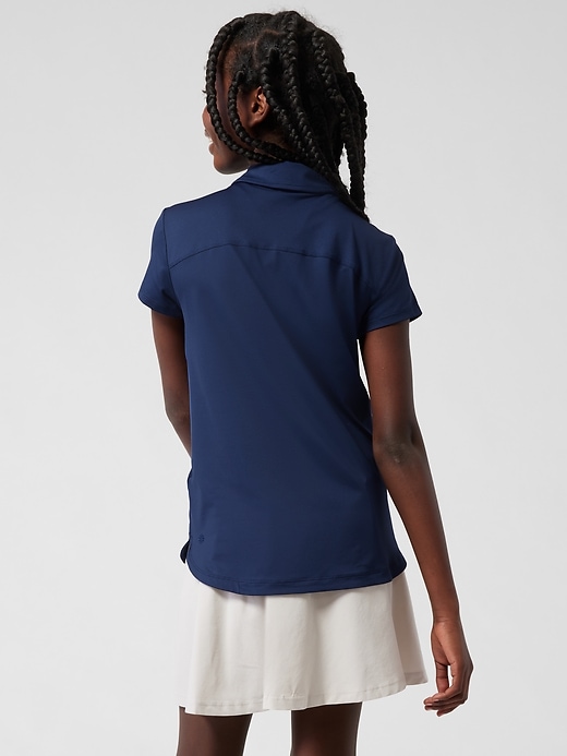 View large product image 2 of 3. Athleta Girl School Day Polo
