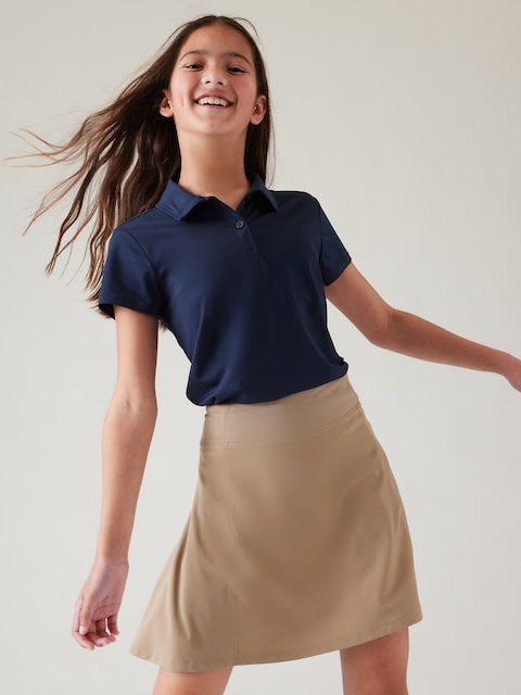 Athleta Girl School Day Polo - Navy