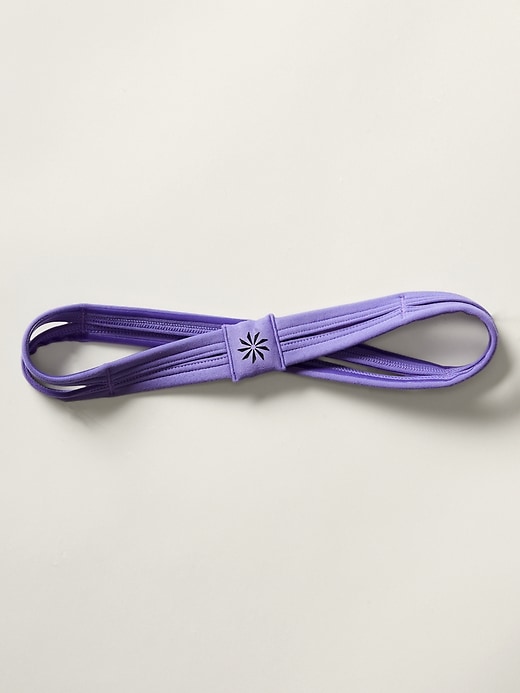 2 of 8 showing, with the color Dark Adonis Blue of product Athleta Girl Double Trouble Headband
