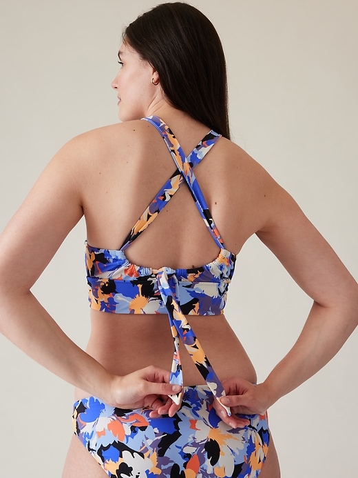 Bas De Bikini Athleta Aqualuxe - Imprimé, à Bretelles, Taille XS, Neuf Avec étiquette, Lycra/Spandex