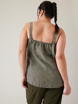 Buy Athleta Green Voyager Linen Tank from Next Malta