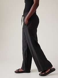 Cabo Linen Wide Leg Pant | Athleta