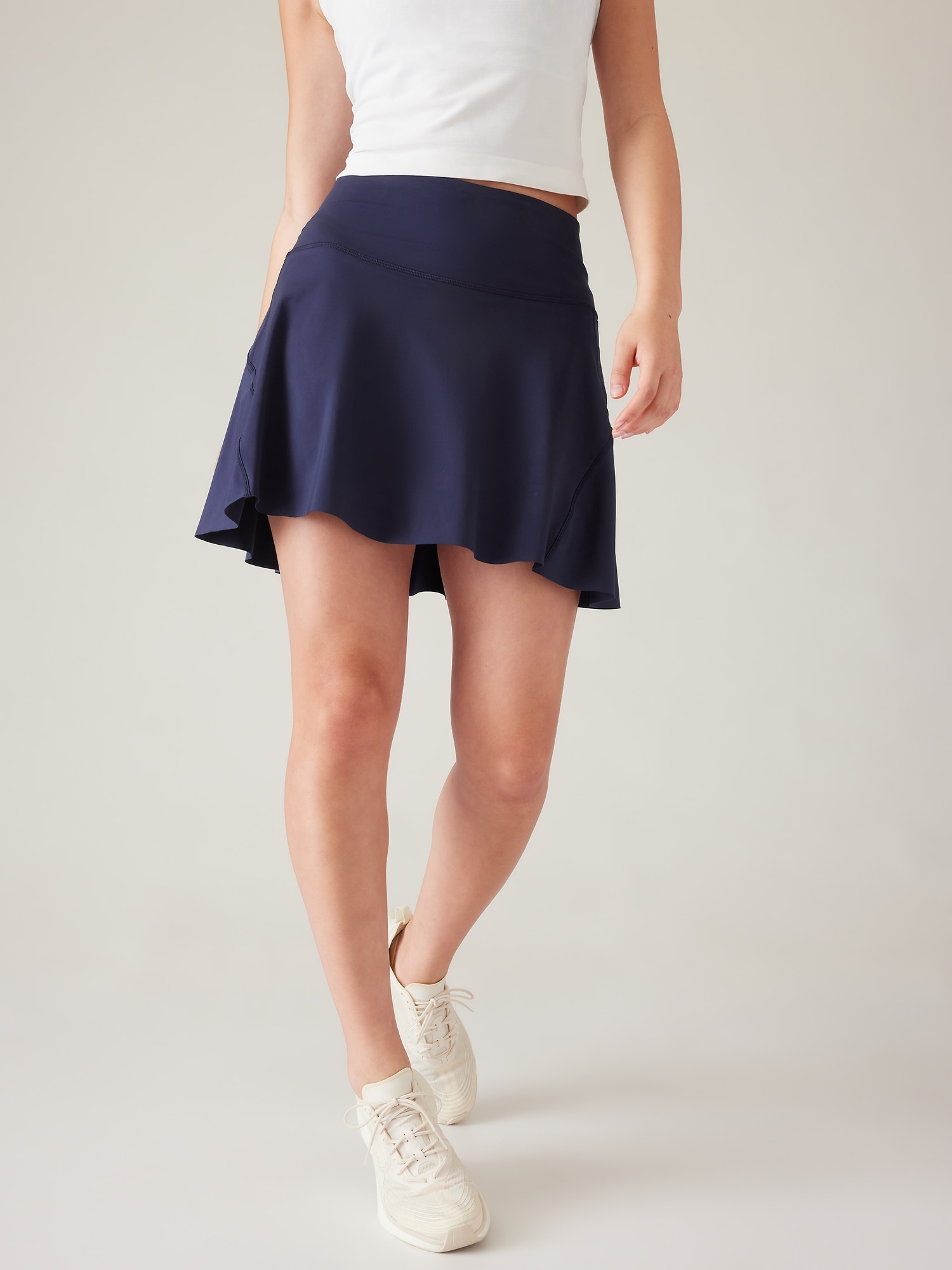 Athleta Ace Tennis Skort 15.5&#34 blue. 1