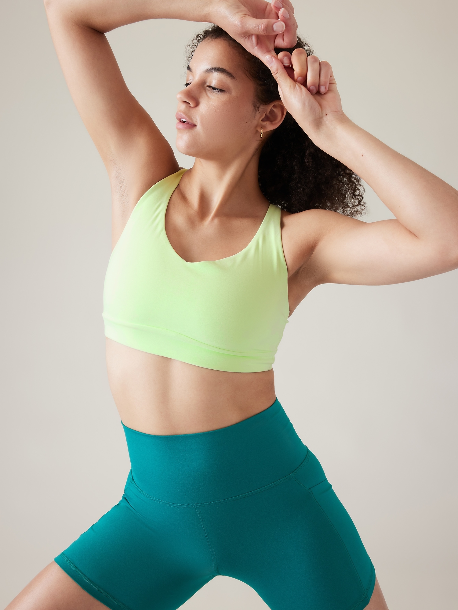 Athleta Solace Bra D&#45DD+ green. 1