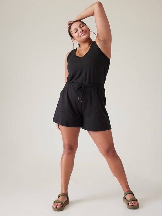 Balance Sleeveless Romper Athleta
