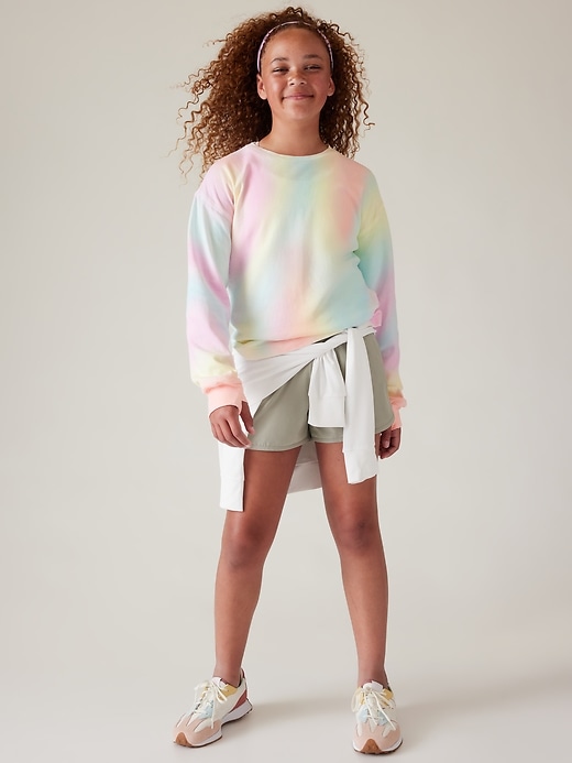 Image number 2 showing, Athleta Girl Rainbow Days Sweatshirt