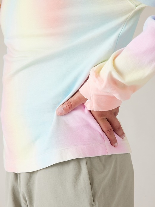 Image number 6 showing, Athleta Girl Rainbow Days Sweatshirt
