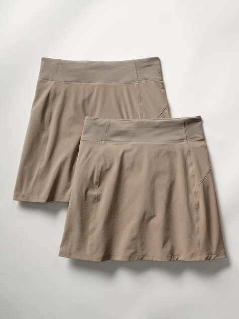 School Day Skort 2-Pack - Beige
