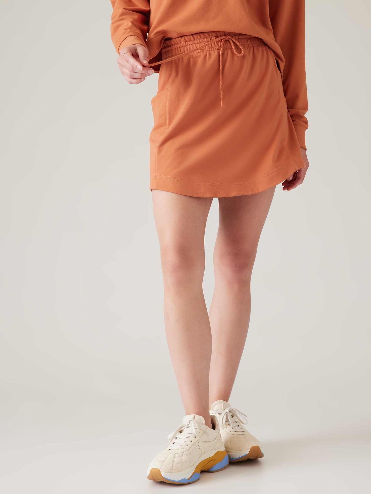 Athleta Retroterry Skirt orange. 1