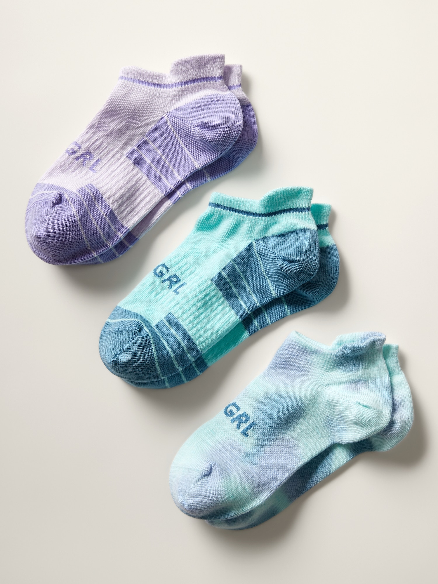 Athleta Girl Everyday Ankle Sock 3-Pack