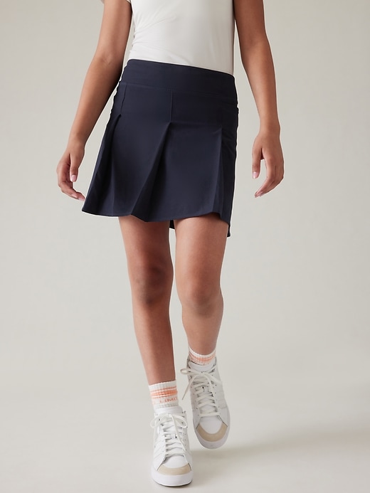 Image number 1 showing, Athleta Girl Pleated Uniform Skort