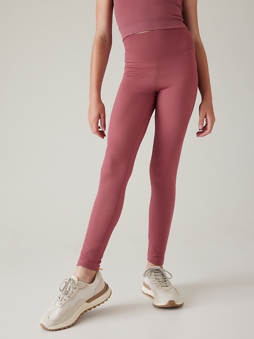Image number 1 showing, Athleta Girl Rise Above Rib Tight
