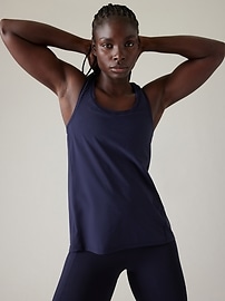 Athleta M Transcend Scoop Support Tank Top Built in Bra Violet Medium Cup  A-C - $27 New With Tags - From Rob