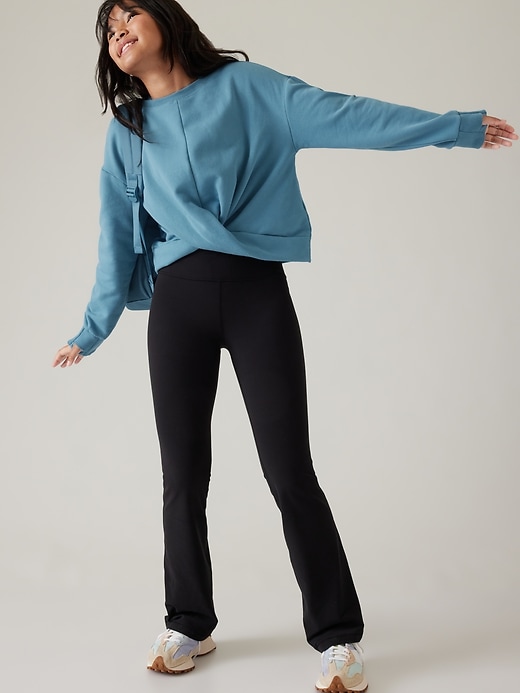 Image number 6 showing, Athleta Girl Retroplush Twist Sweatshirt