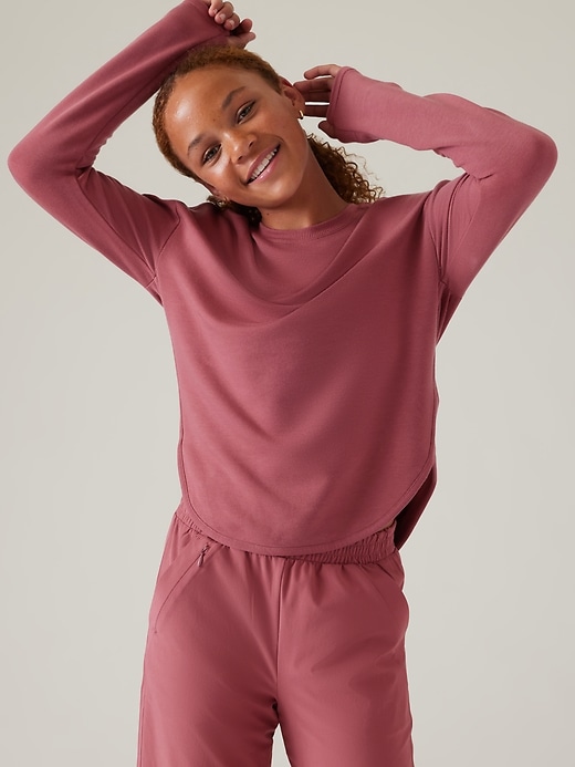 View large product image 1 of 2. Athleta Girl Up For Anything Sweatshirt