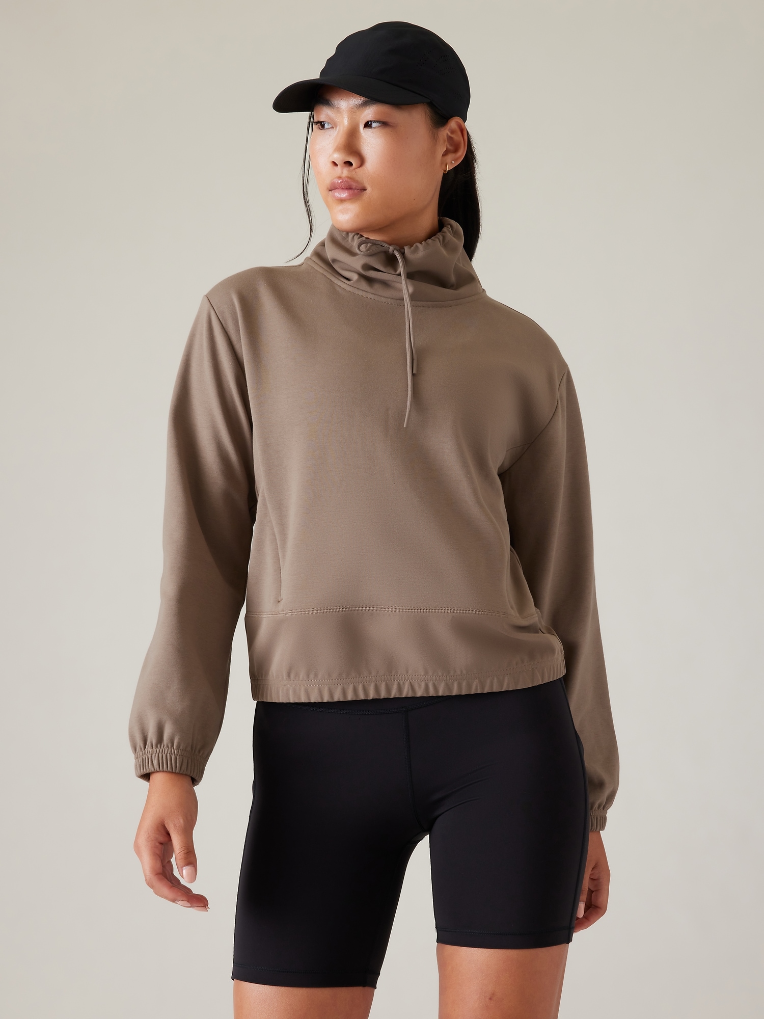 Athleta sherpa funnel hot sale neck sweatshirt