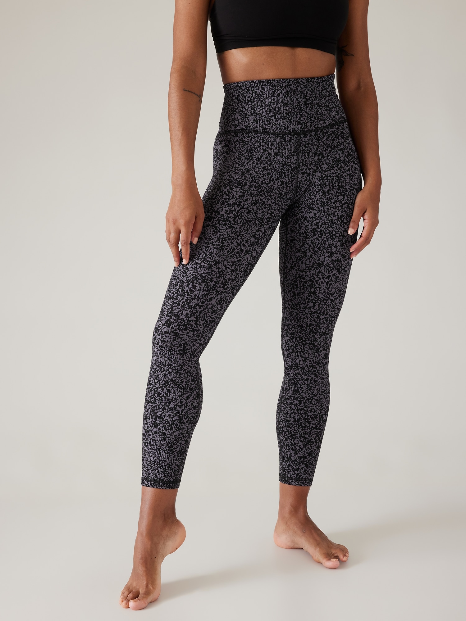 Athleta Barre Cinch Pants Gray Soft Stretch 353507 Women's Large L Yoga