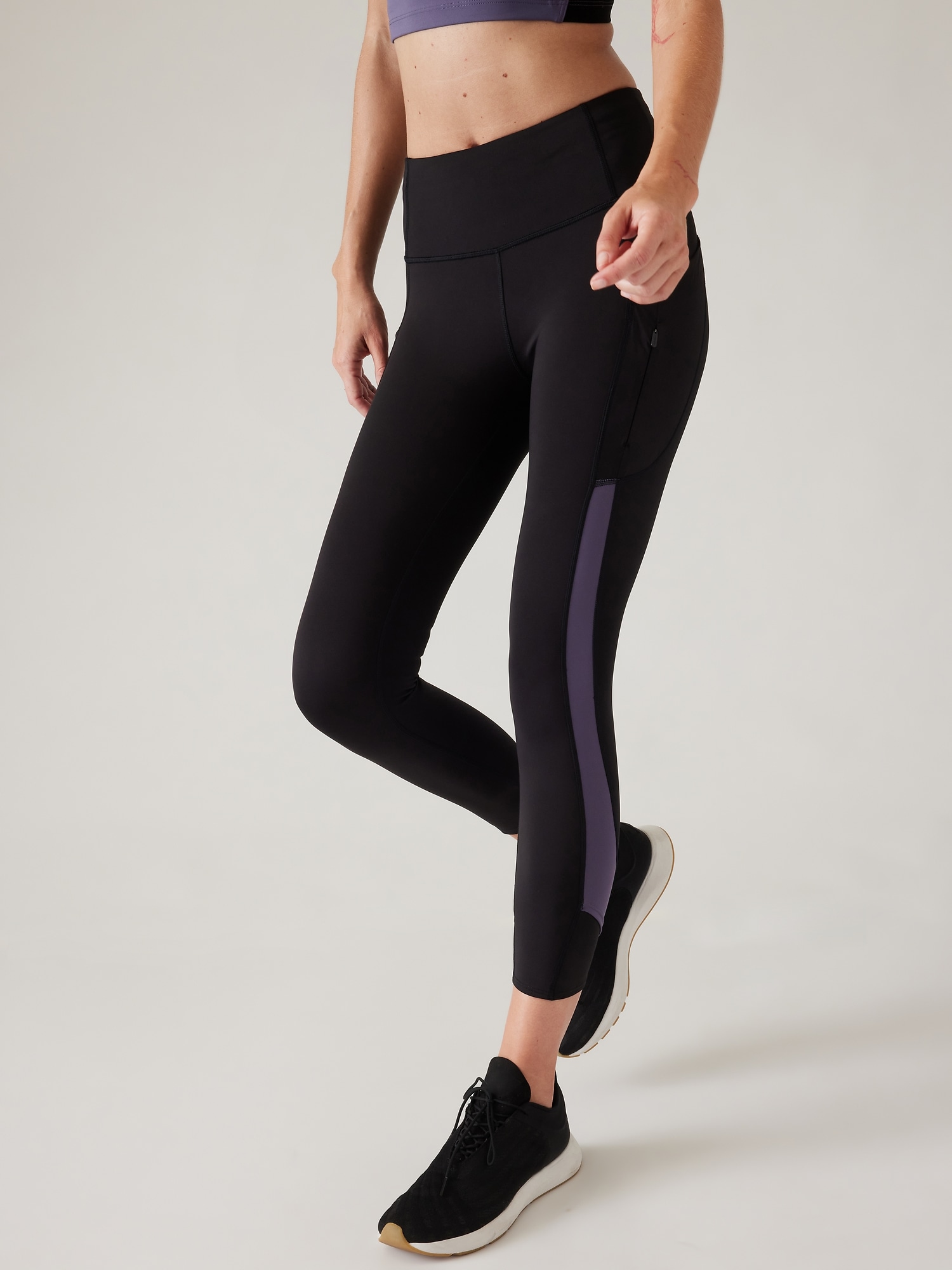 Activewear Recycled Material Contour Leggings Maroon