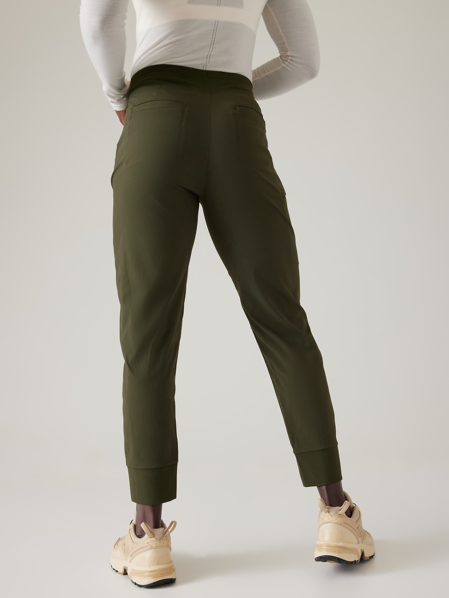 Green Mid Rise Co-ord Set Joggers