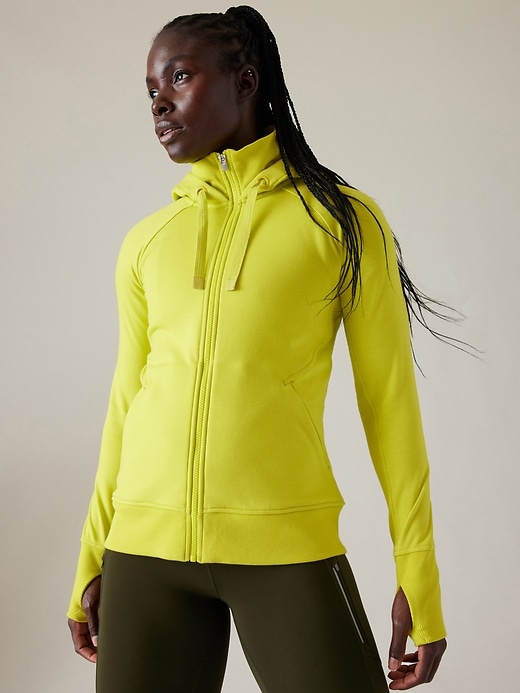 1 of 8 showing, with the color Dark Fiber Optic of product Triumph Hoodie