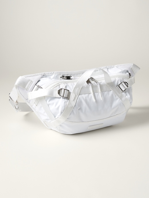 1 of 8 showing, with the color Bright White of product Excursion Large Belt Bag