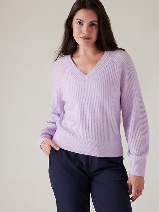 Layover V-Neck Sweater | Athleta