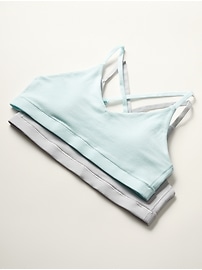 View large product image 3 of 3. Athleta Girl 24/7 Cotton Bra 2-Pack