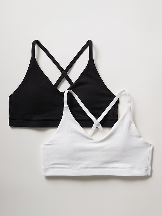 View large product image 1 of 3. Athleta Girl 24/7 Cotton Bra 2-Pack