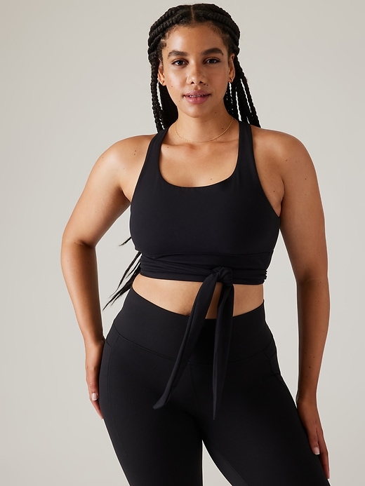 Image number 5 showing, Transcend Wrap Longline Bra A-C