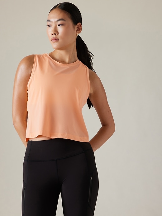 1 of 8 showing, with the color Foxglove Peach of product Ultimate Muscle Tank