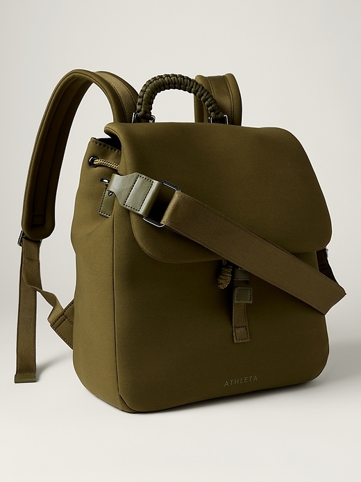 1 of 8 showing, with the color Acacia Olive of product Revive Convertible Backpack