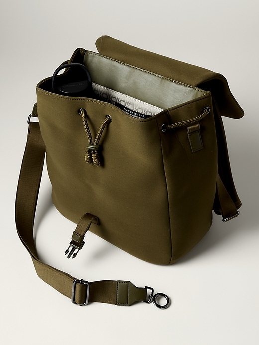 ATHLETA | NWOT REVIVE CONVERTIBLE BACKPACK BAG IN ACACIA OLIVE GREEN Athleta Backpack Bags & Handbags for Women for sale - eBay main image 4