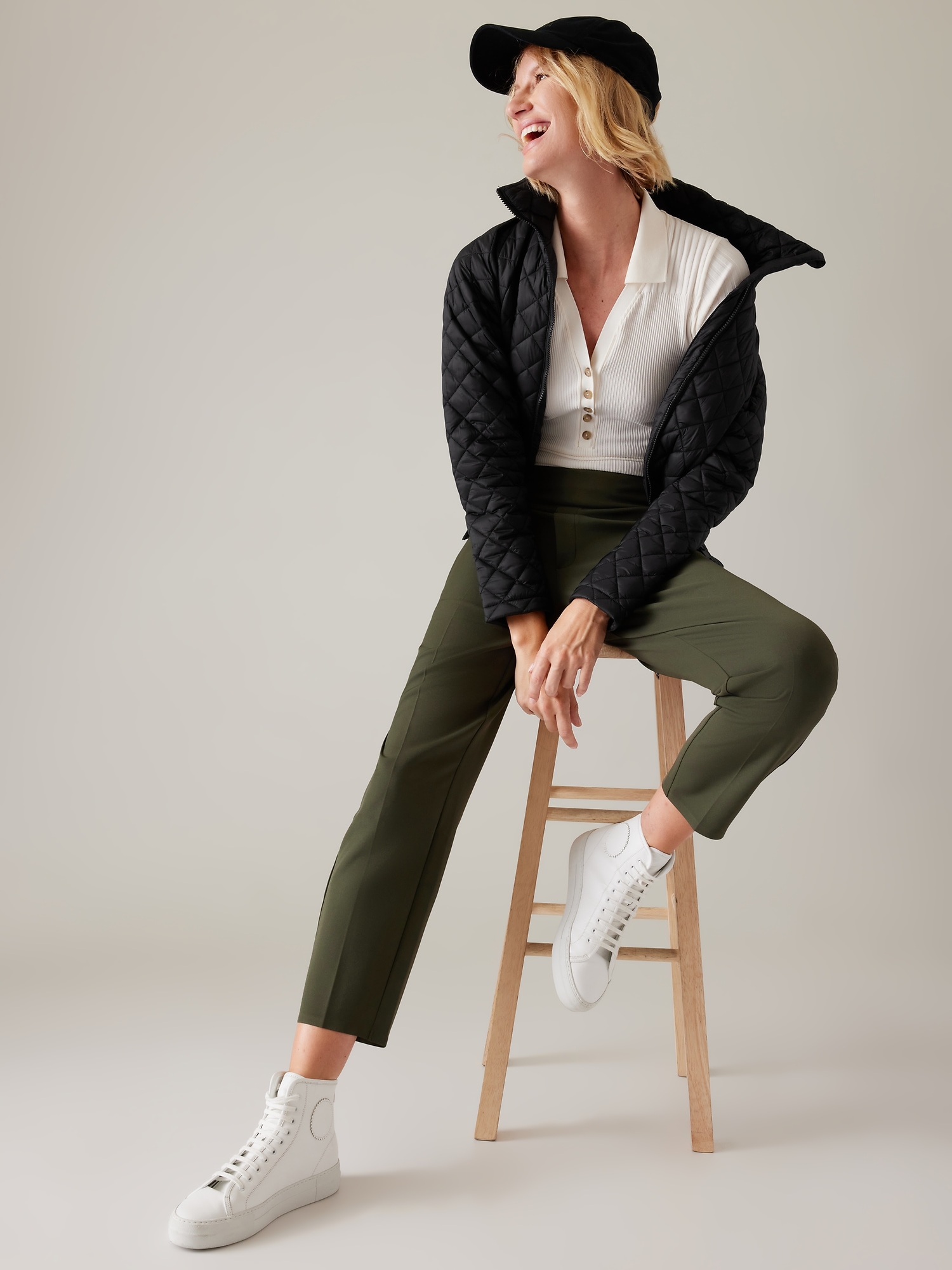 Invest in yourself with the @Athleta endless pant. Shop Ibotta Days an
