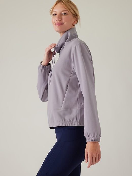 Triumph Hybrid Funnel Neck Sweatshirt | Athleta