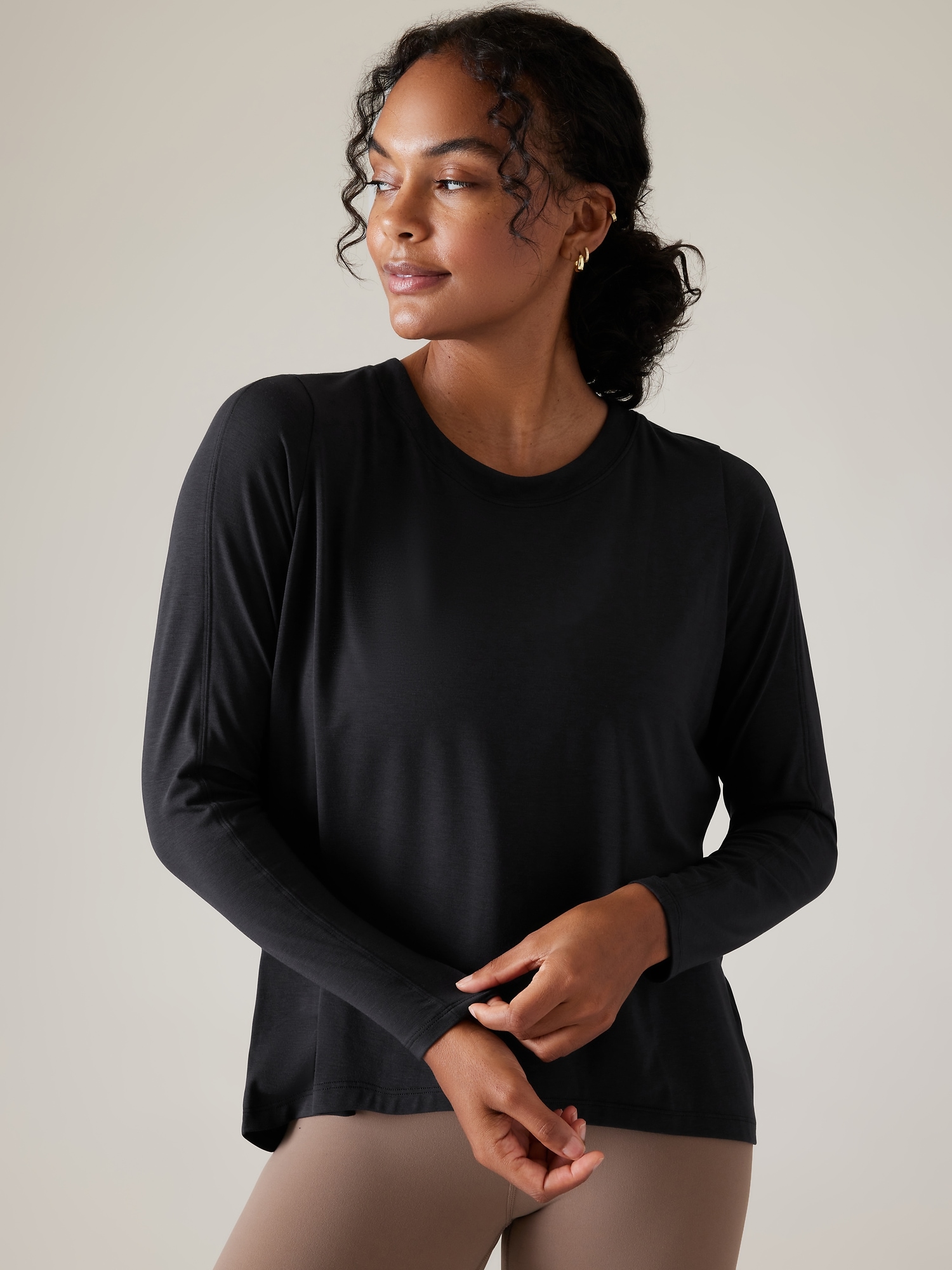 Athleta With Ease Top In Black