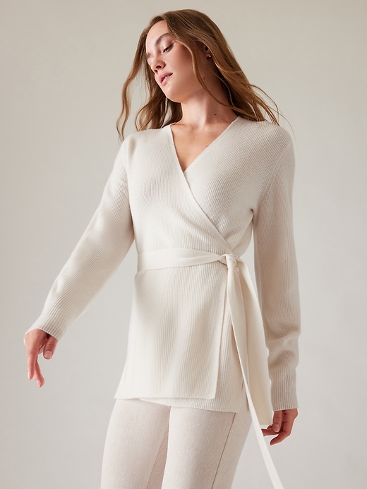 Image number 1 showing, Alpine Wrap Sweater