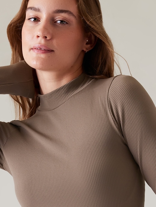 Image number 5 showing, Renew Seamless Mock Neck Top