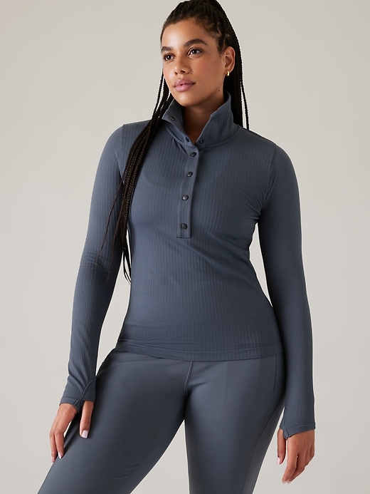 Image number 6 showing, Flurry Seamless Henley