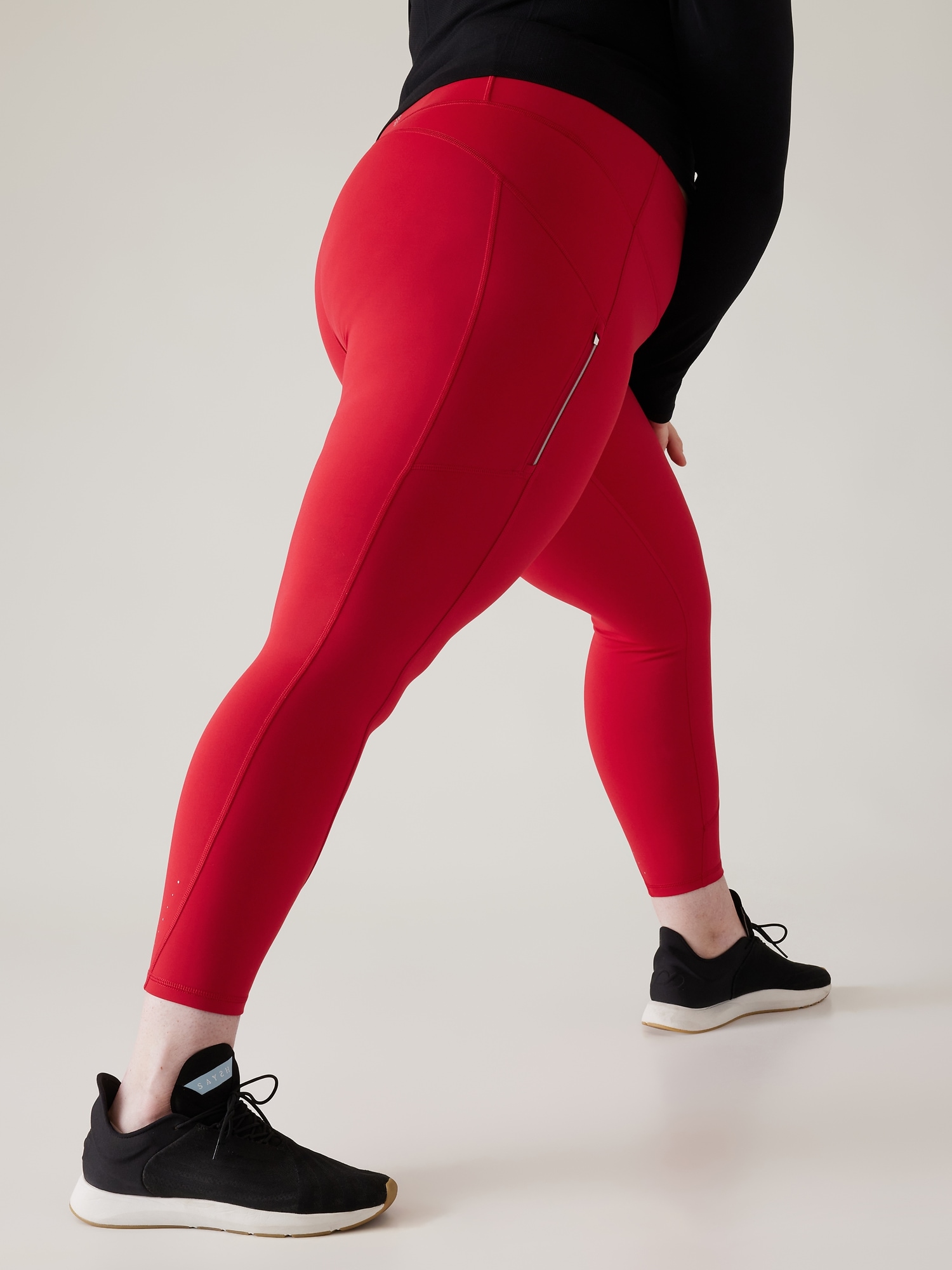 Athleta, Pants & Jumpsuits, Athleta Rainier Reflective Black Camo Print Legging  Tights Size Xstp Nwt